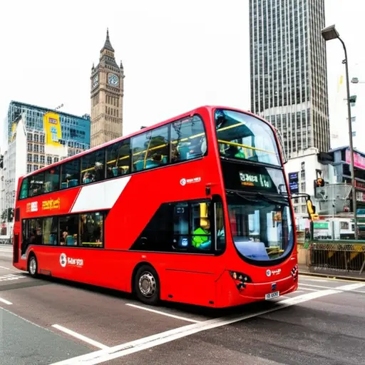 观光巴士会带我们游览城市的主要景点。