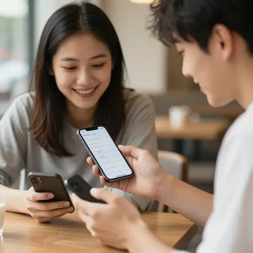 我给了他我的号码。