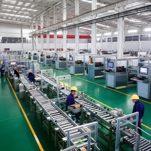 这家工厂用自动化机器取代了它的大部分工人。