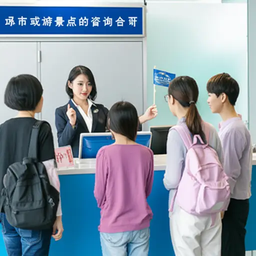 请在咨询台与你的导游会面。