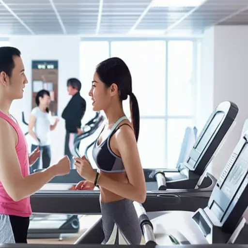 我和莎拉在健身房，我们正在锻炼时听到汤姆和约翰在谈论它。