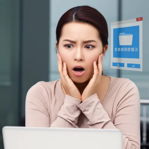 她不小心删除了那个文件。