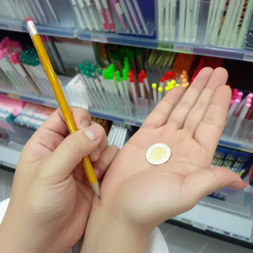 我需要再找一美分来买这支铅笔。