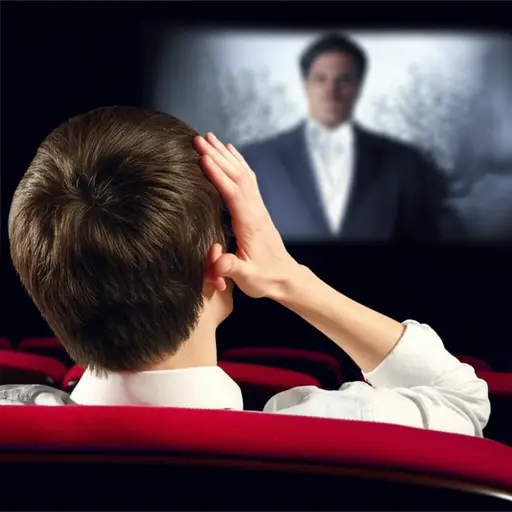 那个恐怖电影让我感到害怕。