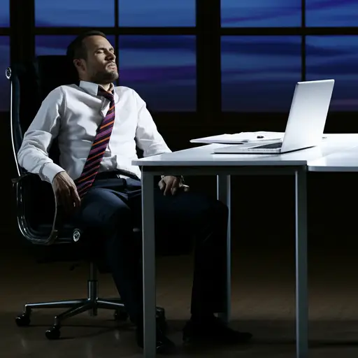 开了一整天会后，我简直累垮了。