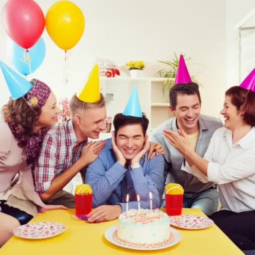 我十九岁时在家里举办了一个生日派对。