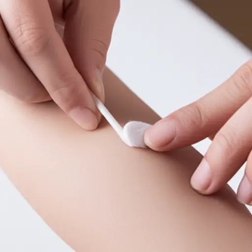 通过适当的护理，那个伤口会愈合而不留疤痕。