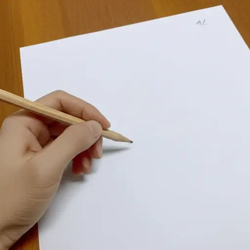 我需要一张纸来画图。