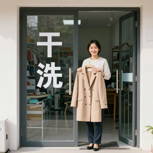 她从干洗店取回了她的外套。