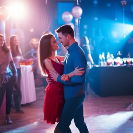 昨晚派对上你和谁跳舞了？