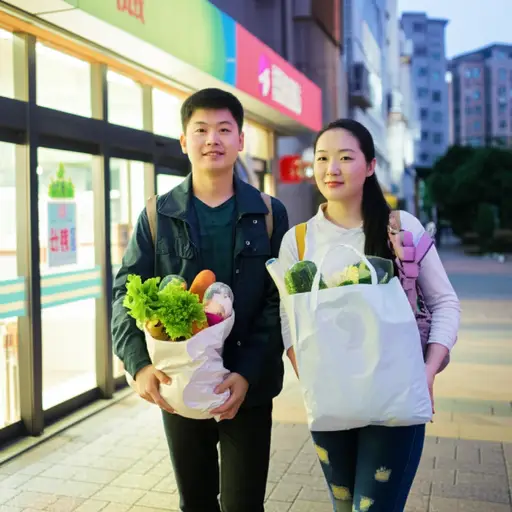 我们先去超市，然后回家。