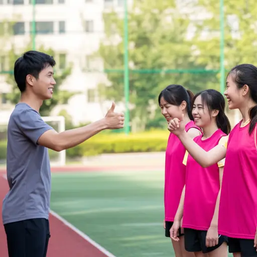 这位教练非常受欢迎，因为他总是鼓励我们。