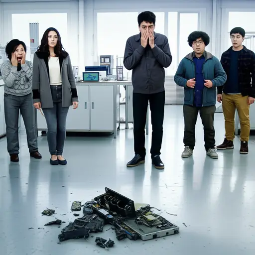 幸好，那个装置意外爆炸时没有人受伤。