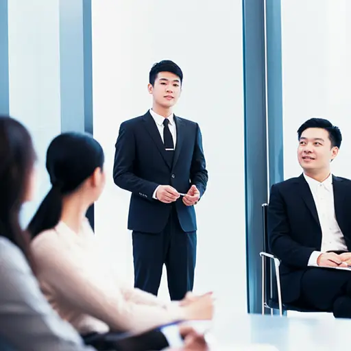 他在工作面试中的陈述非常令人印象深刻。