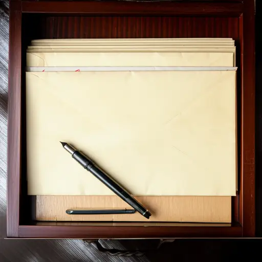 我保存所有旧信件，以防我想再读它们。