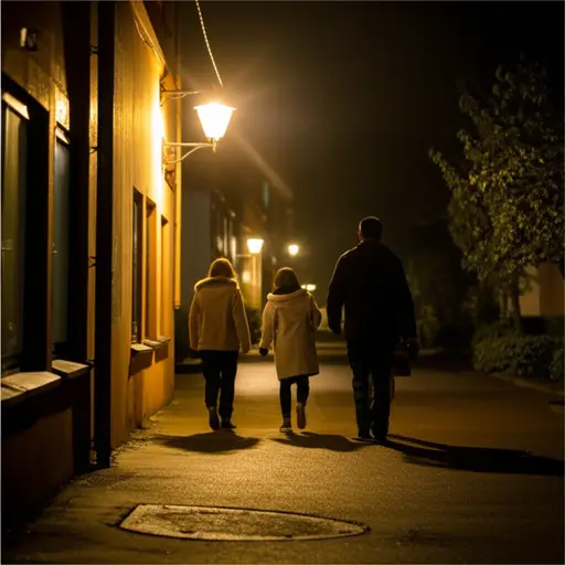 聚会结束得很晚。