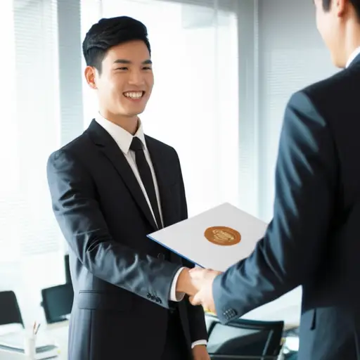 由于他出色的表现，他们提拔了他。