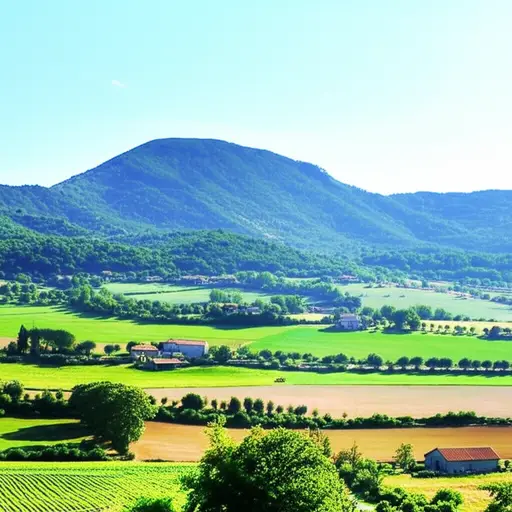 它在乡下，靠近 Sopramonte。