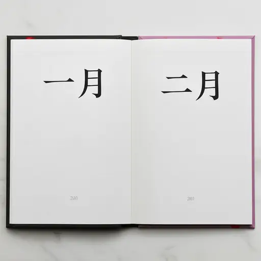 在日历中，一月在二月前面。