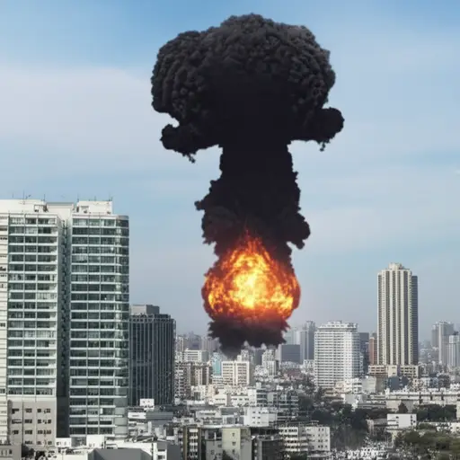 爆炸震动了方圆数英里的建筑物。