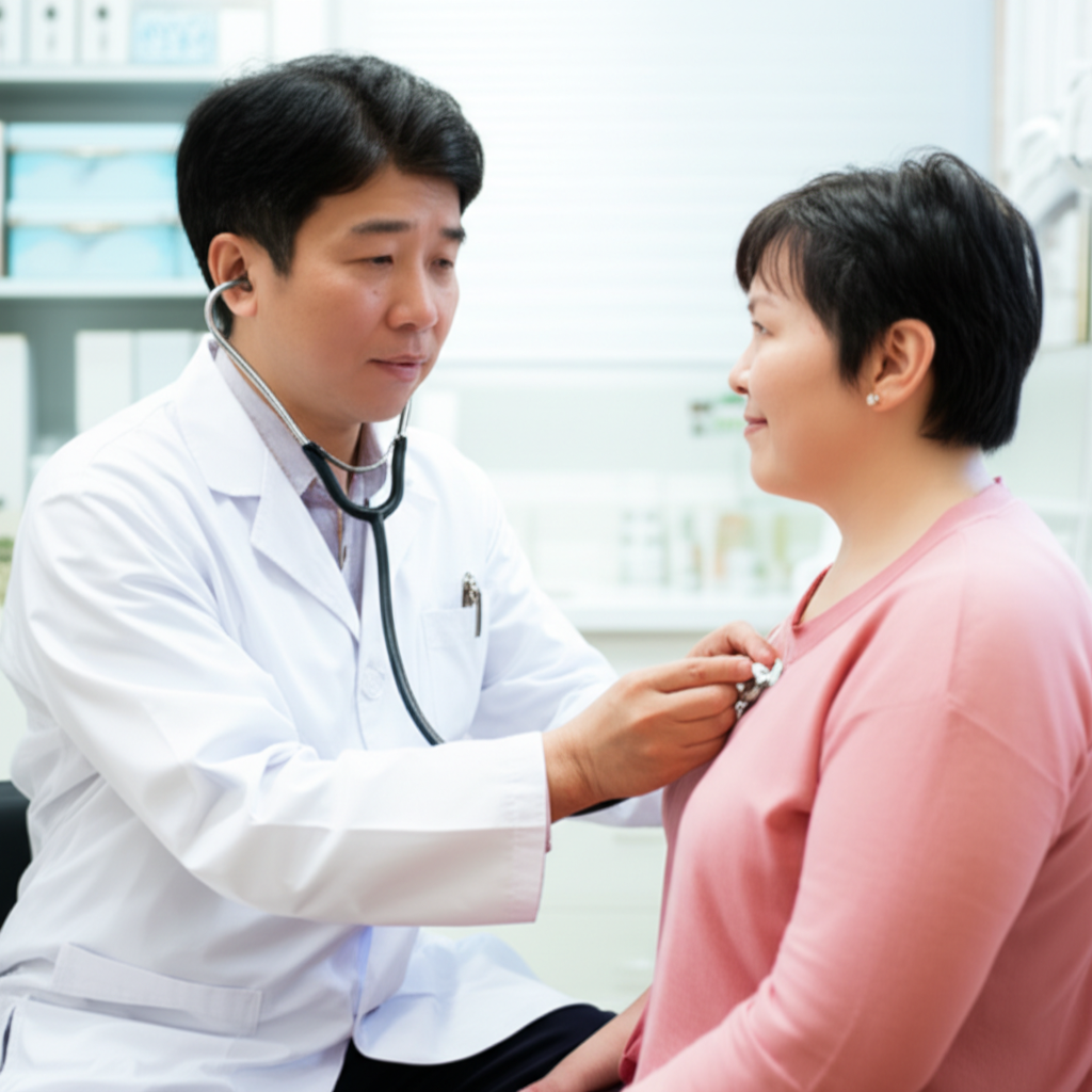 医生会听心脏的声音来检查是否有心律不齐。