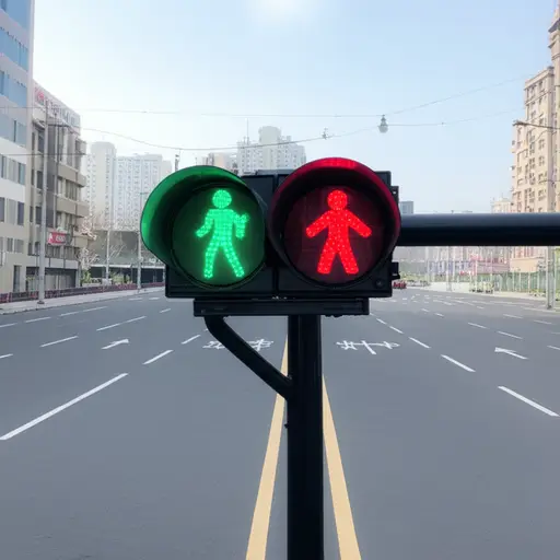 绿灯表示通行。