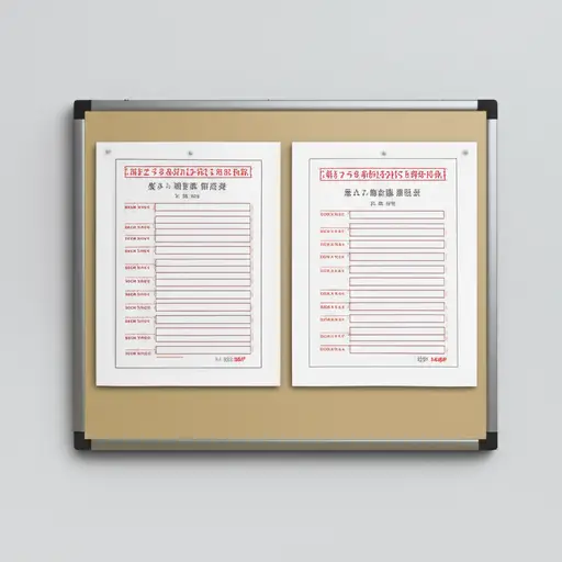 请把会议议程钉在共享布告板上，以便大家查看。