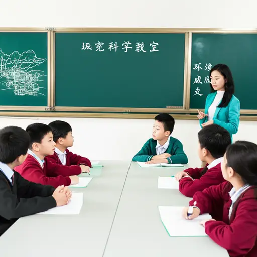 在科学课上，我们讨论了对环境的威胁。