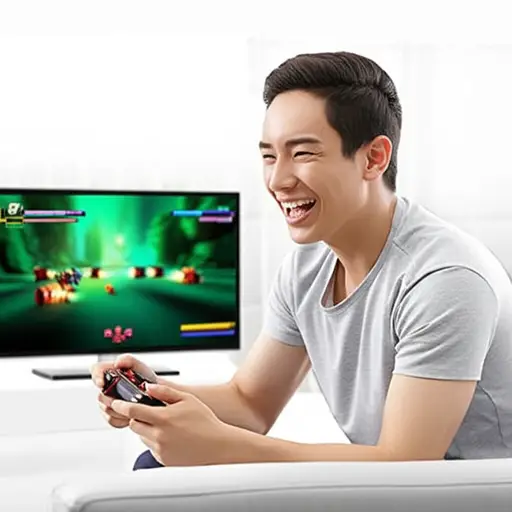 这个游戏太疯狂了，我玩得很开心。