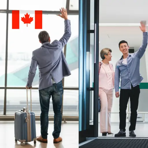 我爸爸得去加拿大开会，所以他让我照顾她。