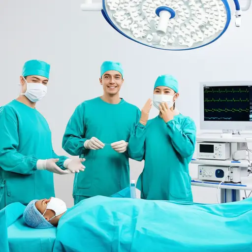 这次手术很成功。