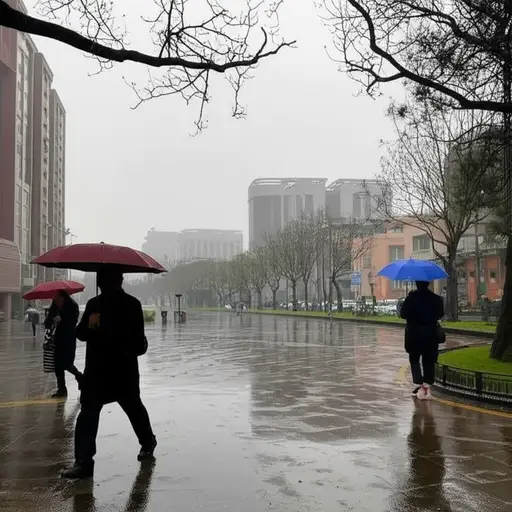 这里四月份通常雨水很多。