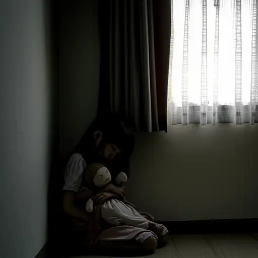 她有一个不快乐的童年。