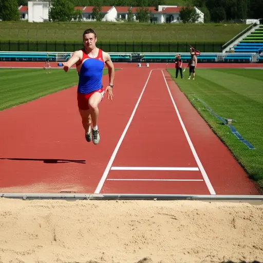 田径是一项涉及跑、跳、投掷的流行运动。