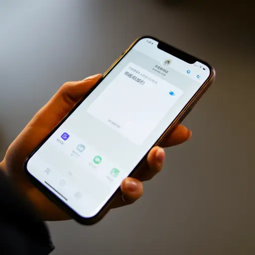 我收到了一条短信。