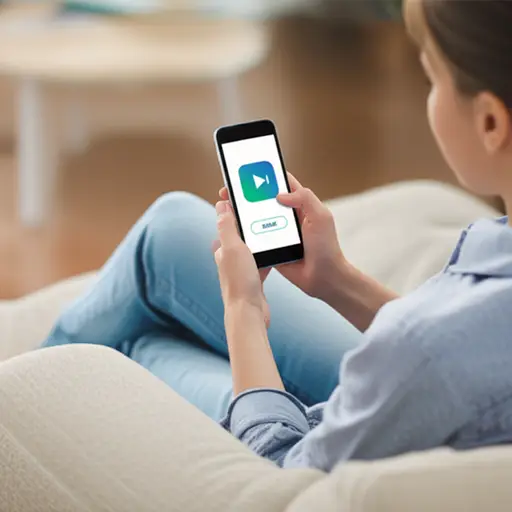 她想下载一些歌曲到她的手机上。