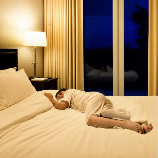 我回到家，直接上床睡觉。