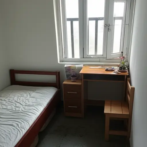 这是你的房间——恐怕它相当小。