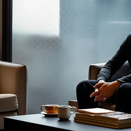 由于天气不好，我们决定待在家里。