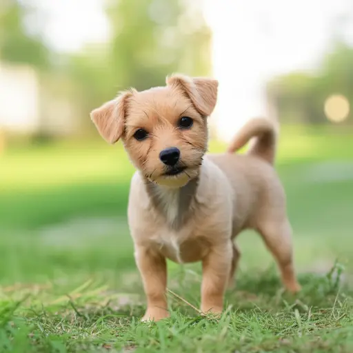 看看那只小狗——它不可爱吗？