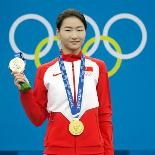 她被选入奥运队。