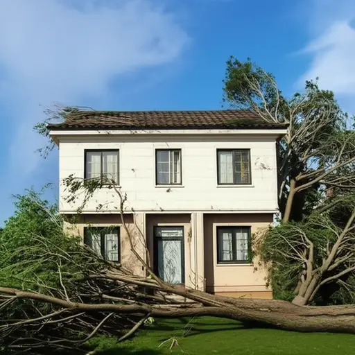 风暴过后，我们的房子依然安全无损。