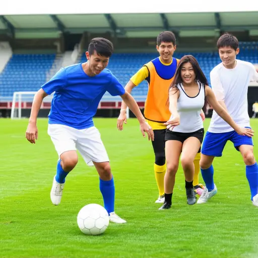 我所有的朋友都喜欢足球。