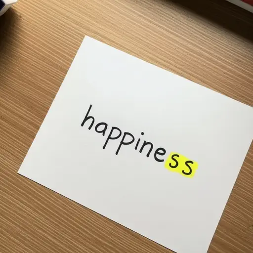 单词“happiness”有词尾“-ness”，表示一种状态。