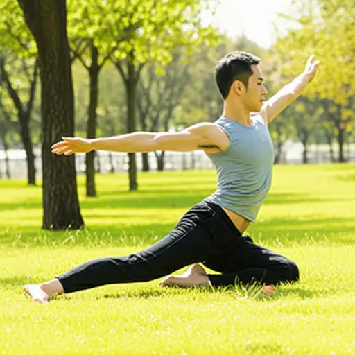 他喜欢每天早上练体操。