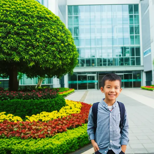 我喜欢我的学校。