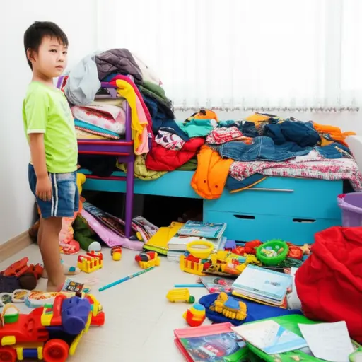 我的两个孩子都很邋遢。