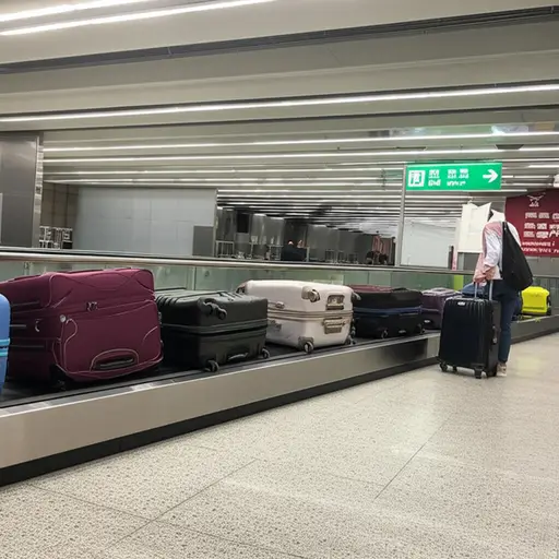 通过移民检查处后，你可以去取行李。