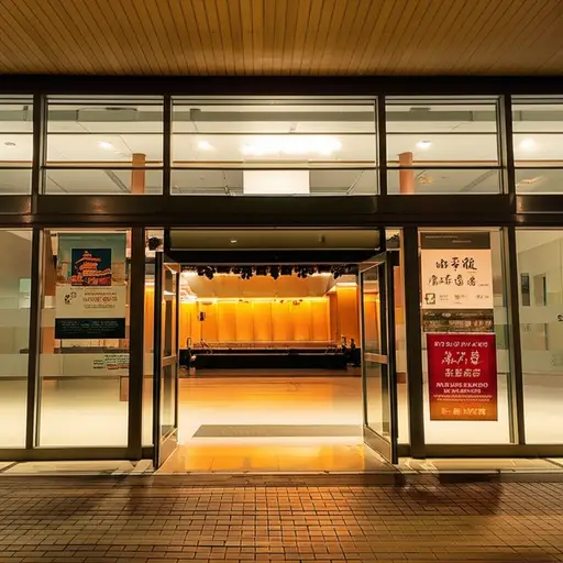 今晚社区中心有一场很棒的民谣音乐会。