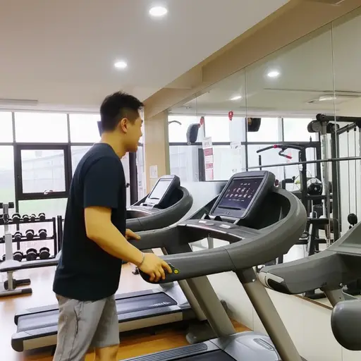 他是这个健身俱乐部的会员已经三年了。